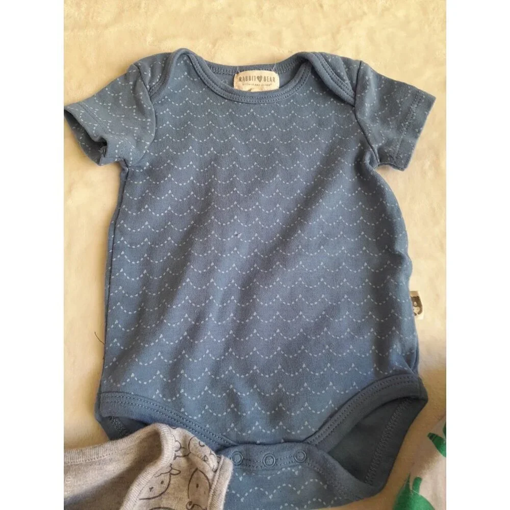 Lot Of 6 Baby Boy 6-9 Mos Carters & Assorted  Bodysuits, Sleep Sacks Shirt Jeans